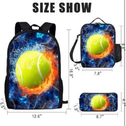 new: Backpack with Lunch Box & Pencil Case