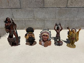 Native Indian Statues