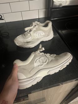 White Chanel Trainers Size 39