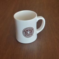 Starbucks 2008 FRESH ROASTED COFFEE 16oz Mug Brown Green Mermaid Logo 
0606.  Pre-owned, very good shape. It is 4.5" tall, weight 1.2lb plus 
shipping