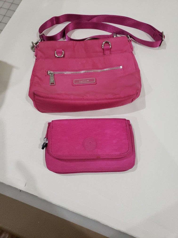 KIPLING SHOULDER BAG AND WALLET