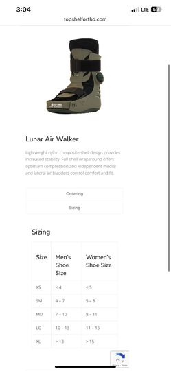 Lunar Air Walker Orthopedic Boot