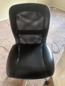 Black and Mesh Office Chair