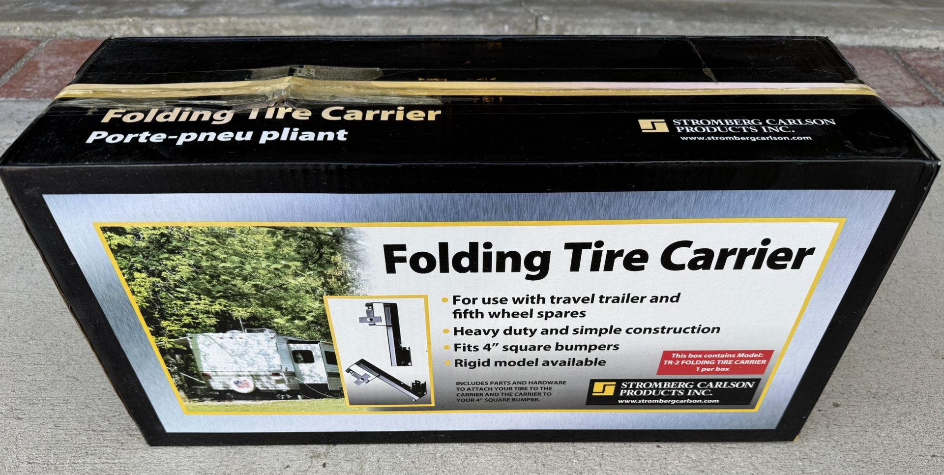 Bumper Mount Spare Tire Carrier