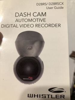 WHISTLER /NEW // DASH CAM AUTOMOTIVE DIGITAL VIDEO RECORDER