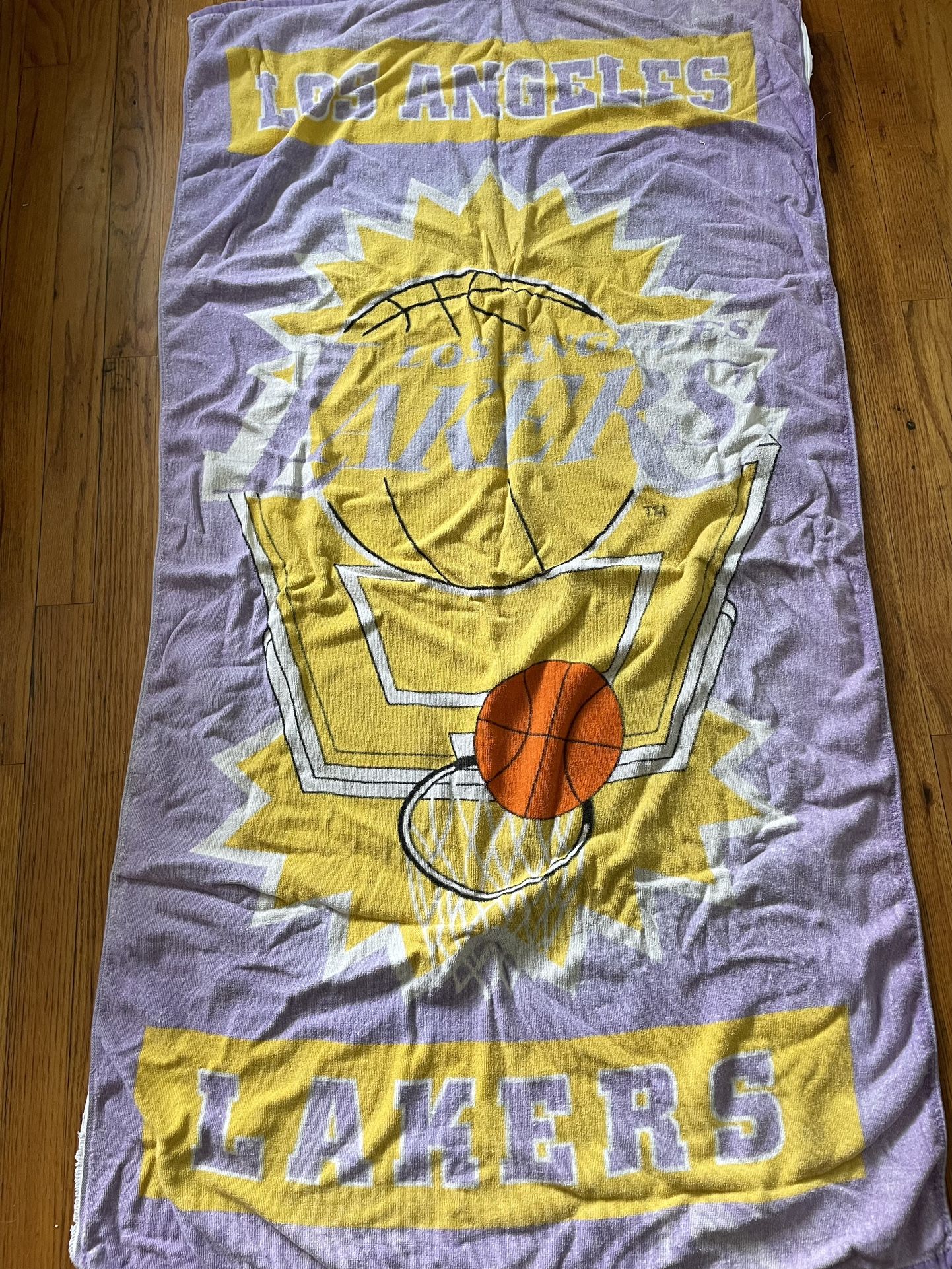 Vintage Los Angeles Lakers Beach towel 