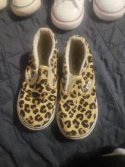 Vans Slip-On Toddler Sneakers Leopard Print