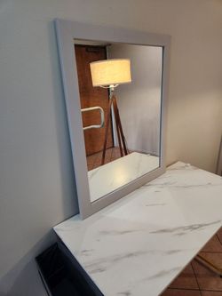 Modern Silver Leaf Frame
