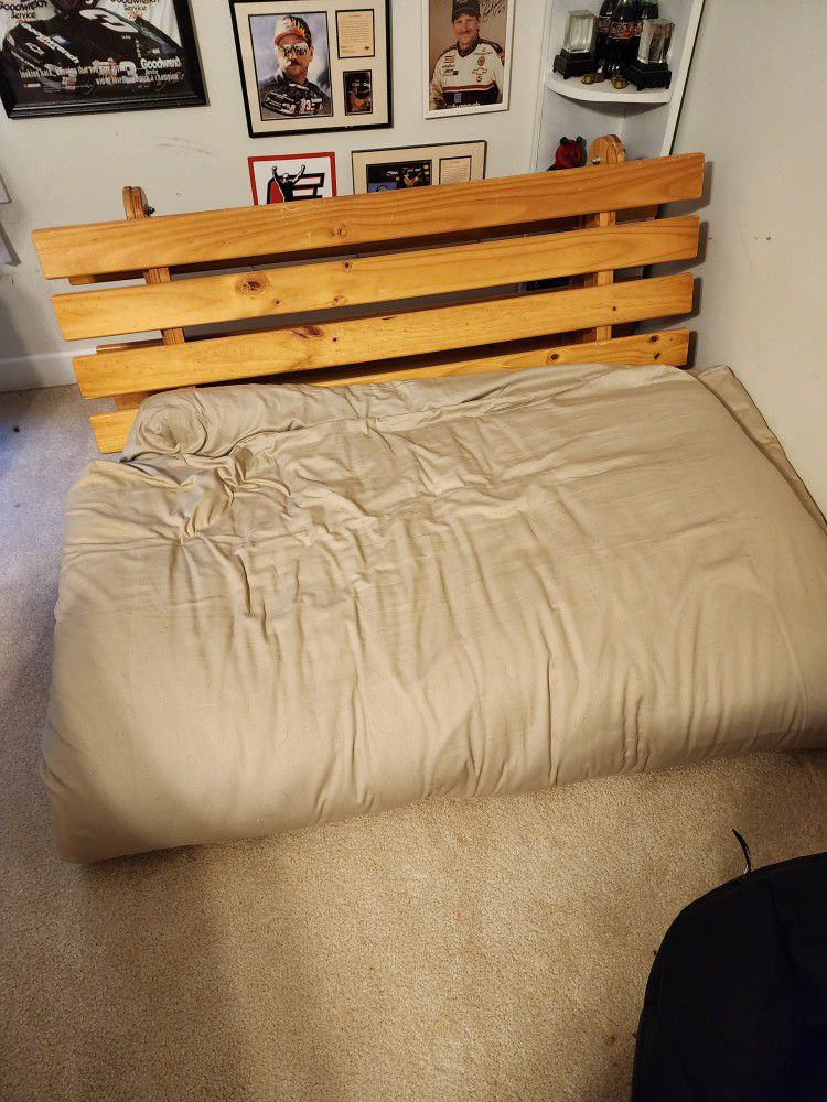 Low Futon Loveseat Into A Bed