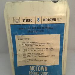 DIANA ROSS AND THE SUPREMES GREATEST HITS 8Track -used- see details below !!!!!!