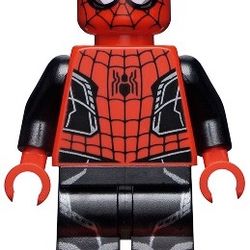 Lego Spiderman Minifgure (black & Red)