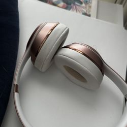 Rose gold Beats Headphones