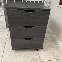 New And Assembled 3 Drawer Dresser Mobile Cabinet Under Desk Storage 