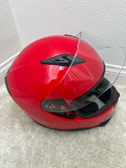 New Red Full-Face Motorcycle Helmet size M