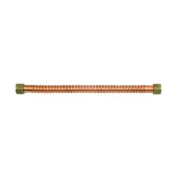 24" Copper Water Heater Hose, 3/4" FIP