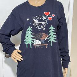 Star Wars Valentine Han And Leia Long Sleeve Shirt