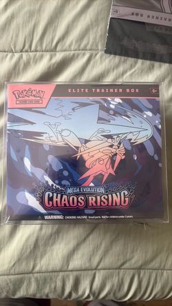Pokemon Chaos Rising ETB elite trainer box