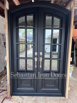 Iron doors