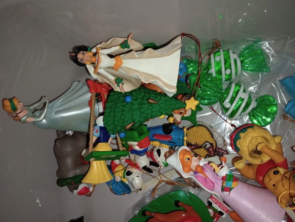 Disney Christmas Ornaments Lot