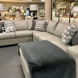 Brand New Ashley Couch ❗Marsing Nuvella 4 PIECE Sectional Oversized 