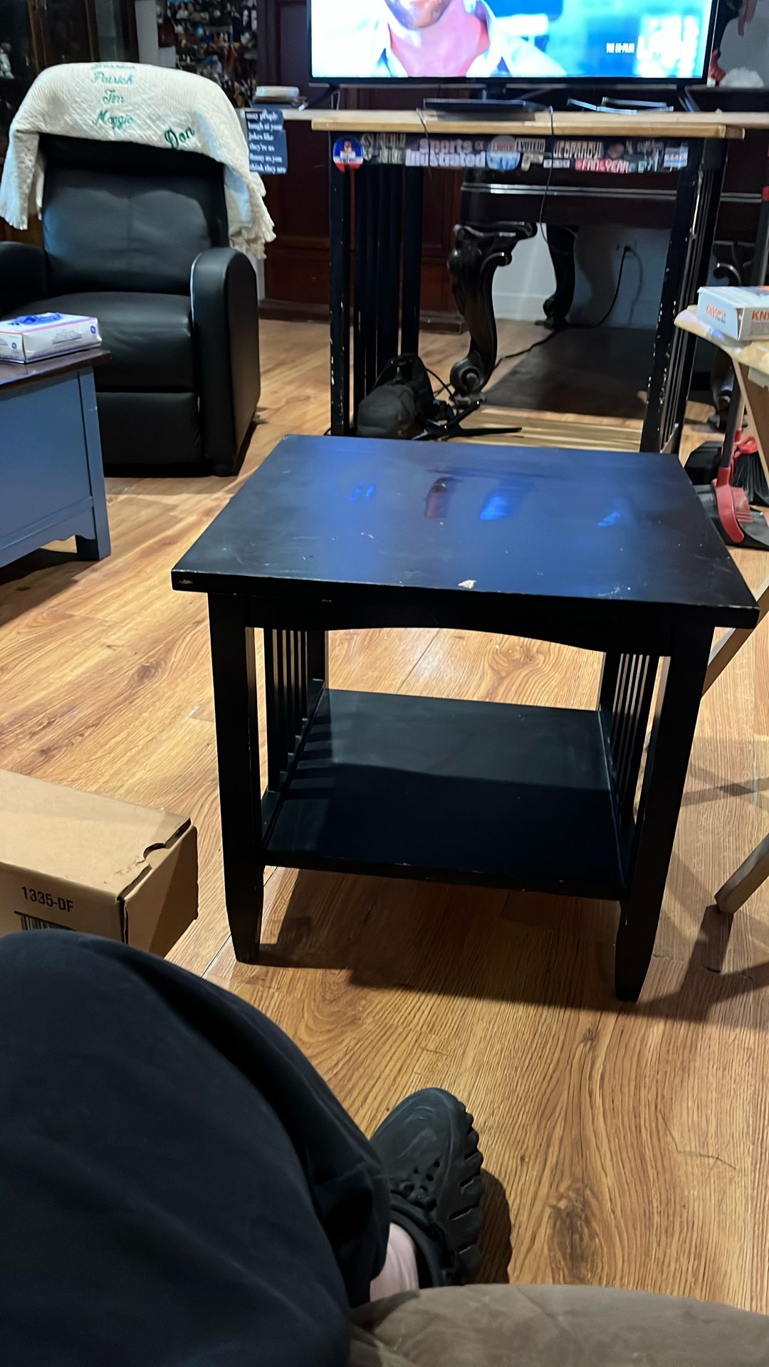 Black End Table 20x20