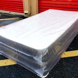 NEW TWIN MATTRESS AND BOX SPRING 😉 100% QUALITY & CONFORM 👌