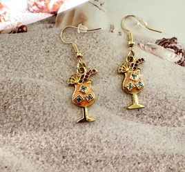 Tropical Cocktail Earrings 