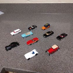 10 RARE HOTWHEELS CARS 