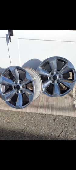 (4 ) Rims & (2) Tires off A 2020 Dodge Ram