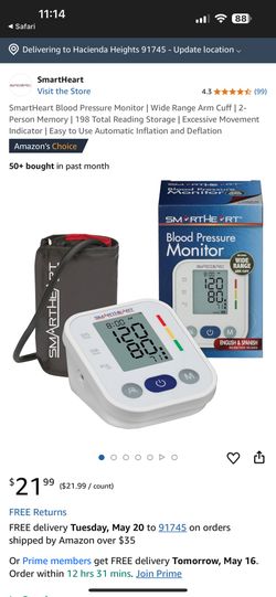 Blood Pressure Monitor NEW