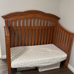 Baby Crib Brown