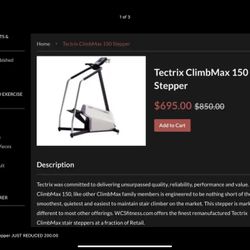 Elliptical Machine Stepper - JUST REDUCED 