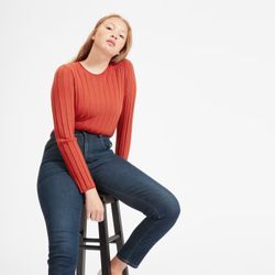 Everlane Authentic Stretch High-Rise Skinny Jeans Women’s Size 26 Dark Wash
