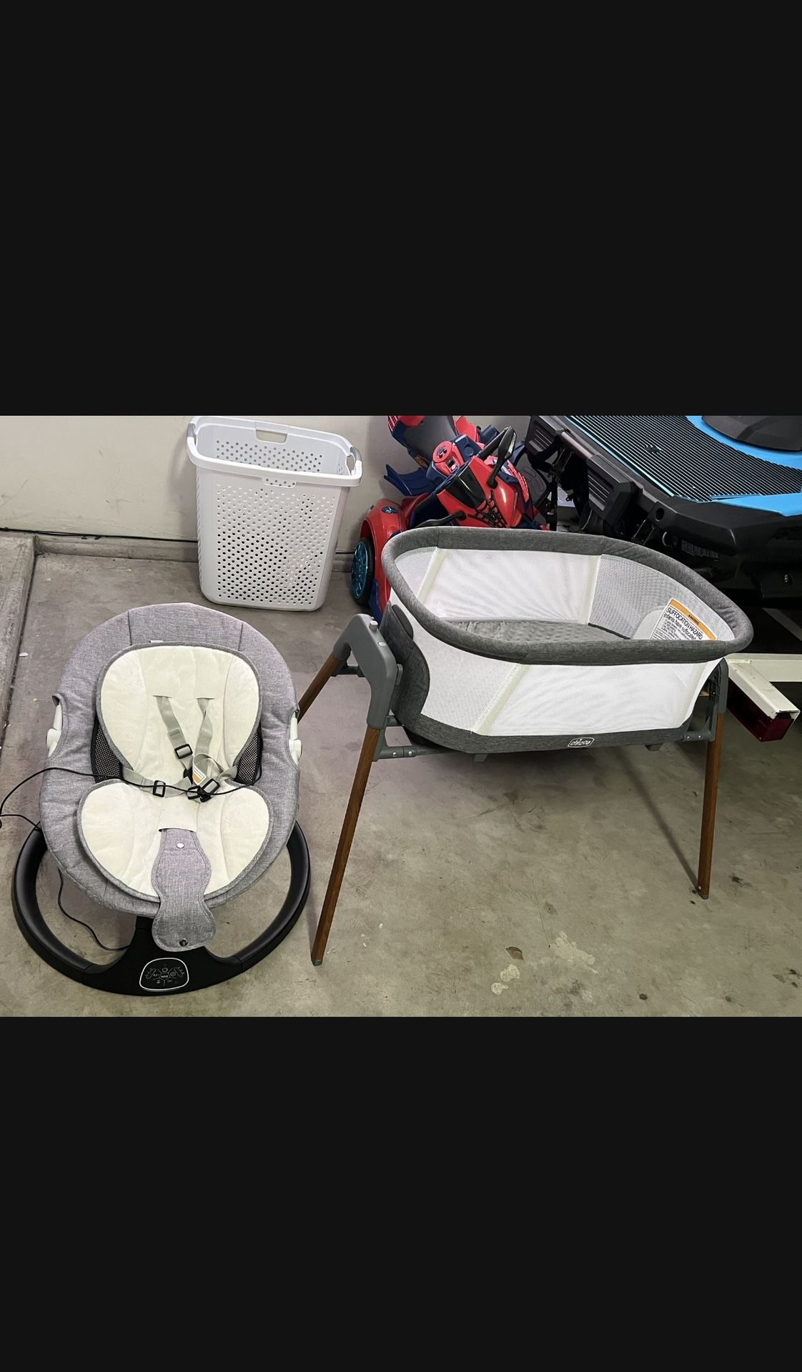 baby swing & bassinet