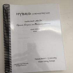 NEW - Hybrid Chemistry 100 (CHEM 100) Textbook