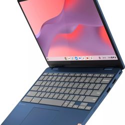Lenovo IdeaPad Flex 3i Chromebook Laptop - 12.2" WUXGA Touchscreen - Intel N100 with 4GB Memory 64GB eMMC - Abyss Blue