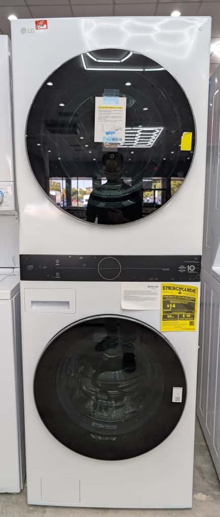 LG NEW OPENBOX 27” VENTLESS WASH TOWER ELECTRIC WITH WARRANTY 