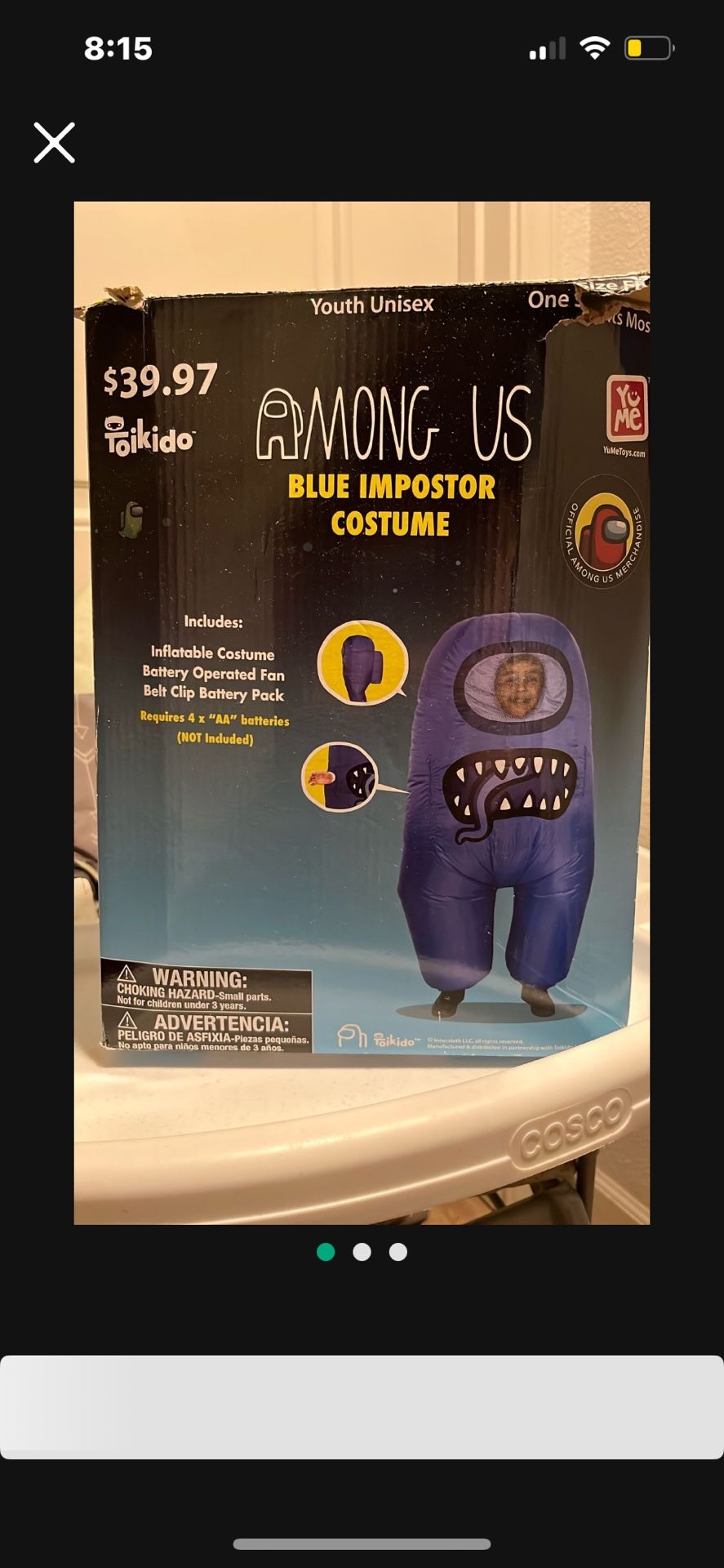 Among us costume