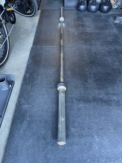 7’ 45 lbs Olympic Barbell Weight (Used)…. Home Gym Fitness…. $60 Price is Firm!!!!