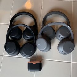 Different Pairs Of Sony Bluetooth Noise Canceling Headphones