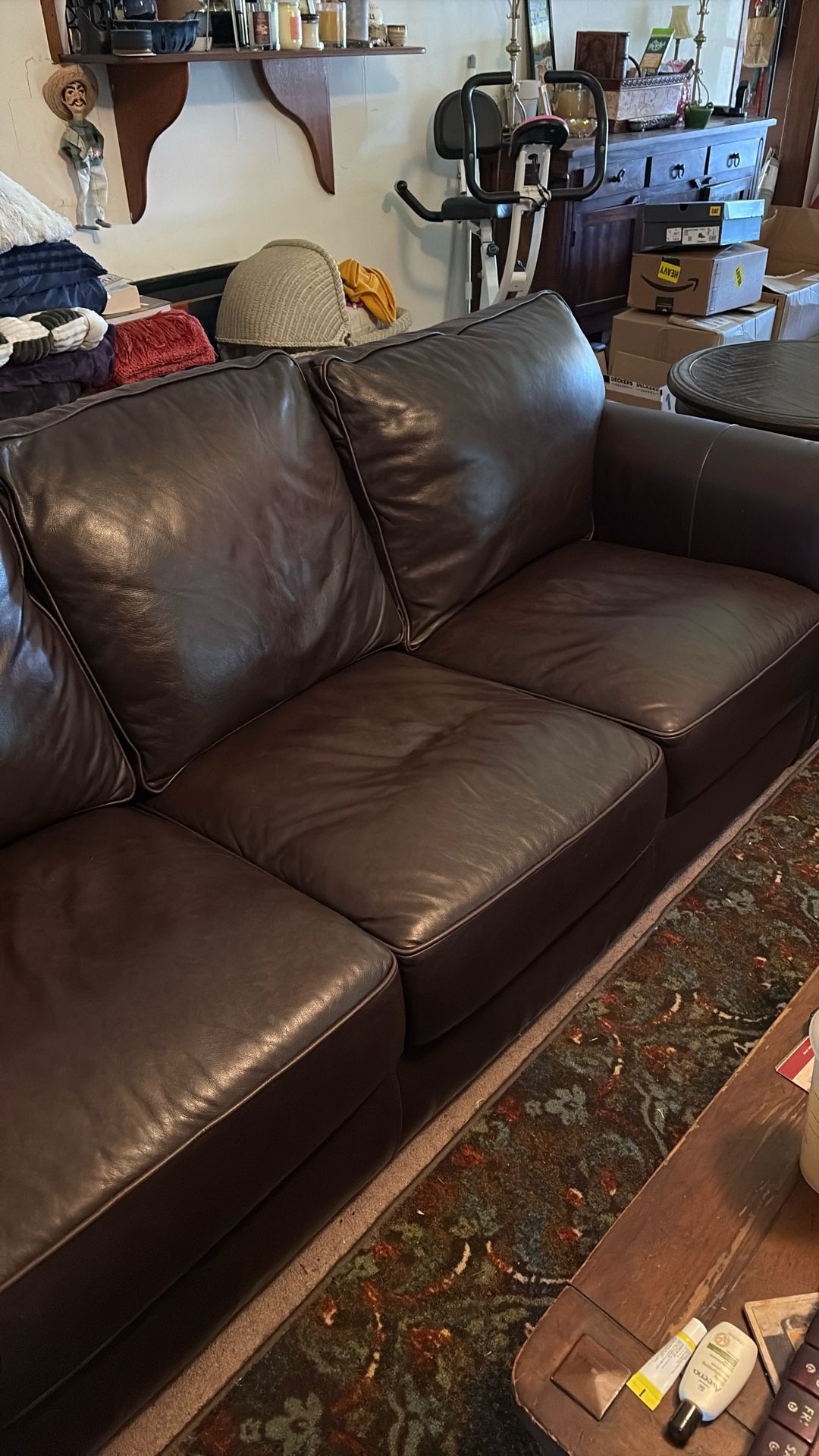 Leather Couch And Loveseat