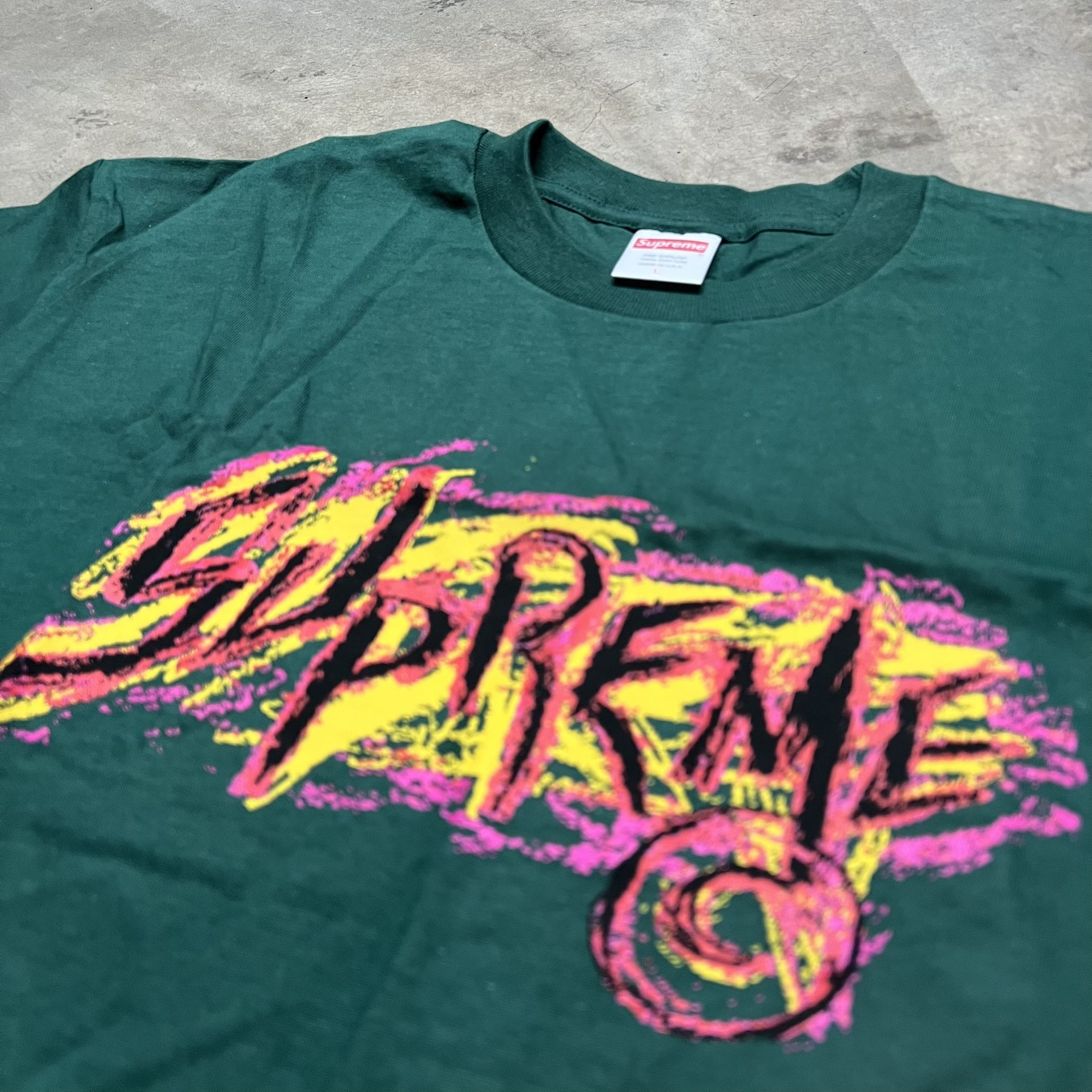 (BRAND NEW) F/W’20 Supreme New York T10 Scratch T Shirt L