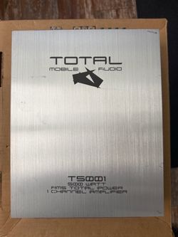 Total Mobile Audio  T500.1 - 500W RMS Class B Monoblock Subwoofer Amplifier
