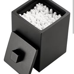 Resin Square Canister with Lid