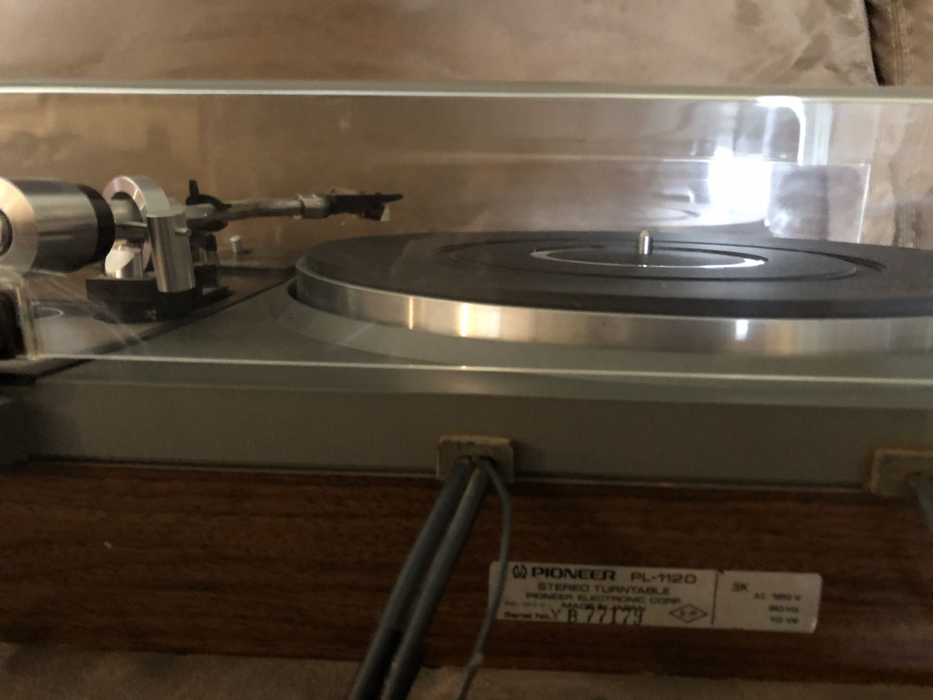 Vintage Pioneer Turntable PL112D for Sale in Crosby, TX OfferUp