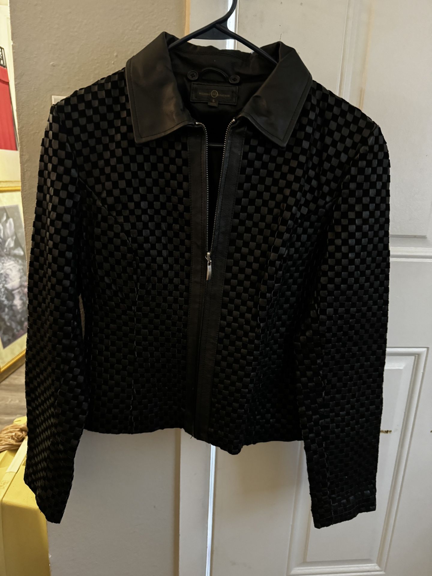 NWOT Gorgeous Black Leather Jacket!!