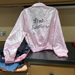 Women’s Pink Ladies Costume Jacket Size L