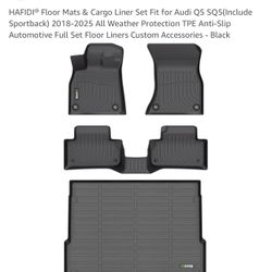 Audi Floor Mats For Q5 SQ5 ( Includes Sportback) 2018-2025