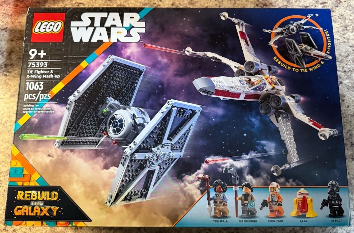 LEGO® Star Wars™ TIE Fighter & X-Wing Mash-up 75393 - New In Box!