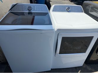 GE profile washer 5.0 cu ft gas dryer 7.5 cu ft